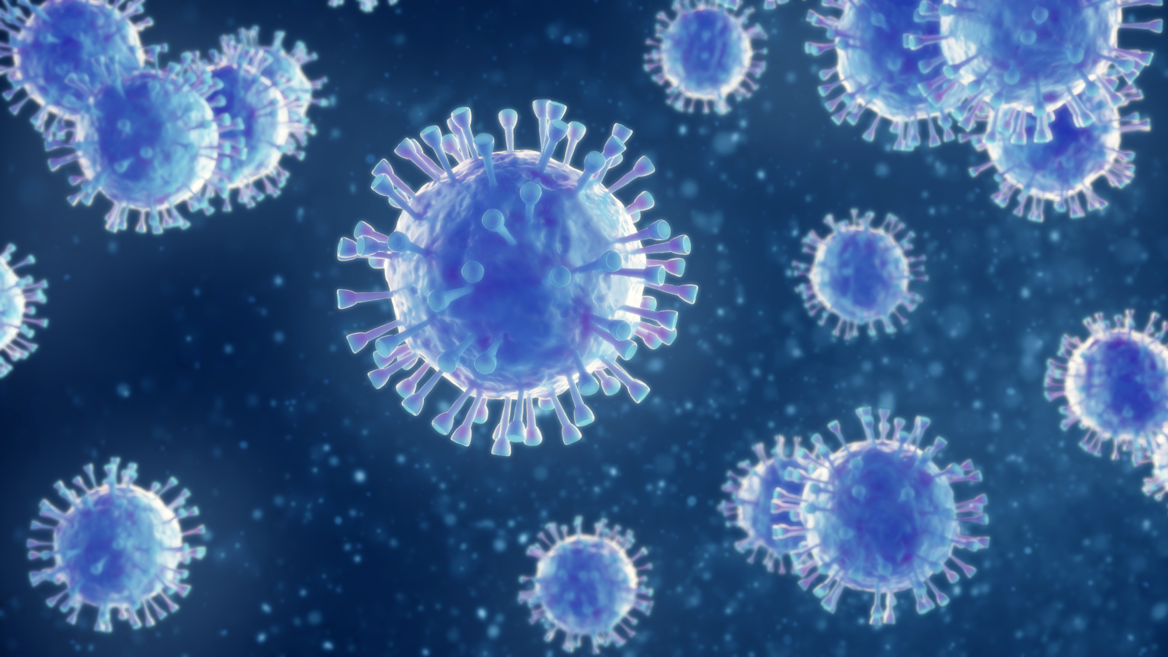 coronavirus blue